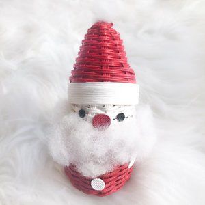 Handmade Woven Santa Claus Decor